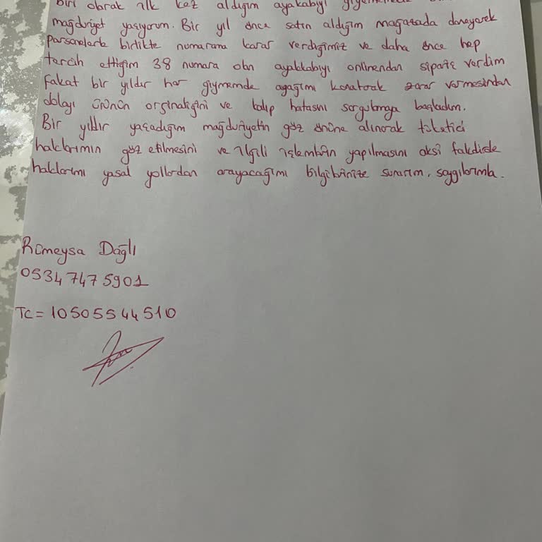 SuperStep'ten Aldığım Ayakkabı Ayağımı Yaraladı, İade Talebim Reddedildi