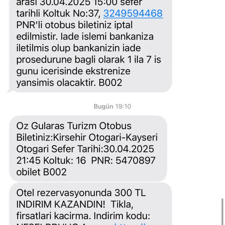 Otobüsün Geç Kalkışı Ve Seyahat Süresinin Uzamasıyla Yaşanan Mağduriyet
