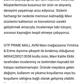 Mavi Mağazasından Alınan Kot Pantolonlarda Yırtık Sorunu Ve Olumsuz İnceleme Sonucu