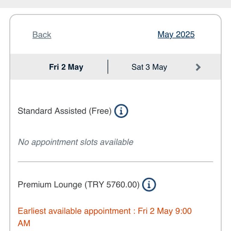 VFS Global'da Ücretsiz Randevu Bulunamıyor, Ek Ücret Zorunluluğu