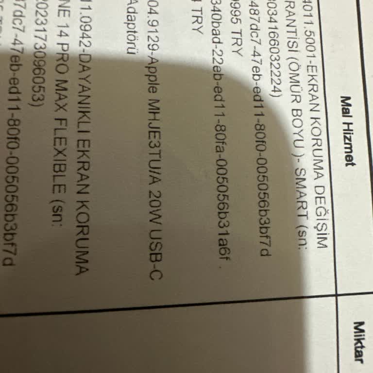 Teknosa'dan Alınan Ekran Koruma Garantisi Hizmeti Sağlanmıyor