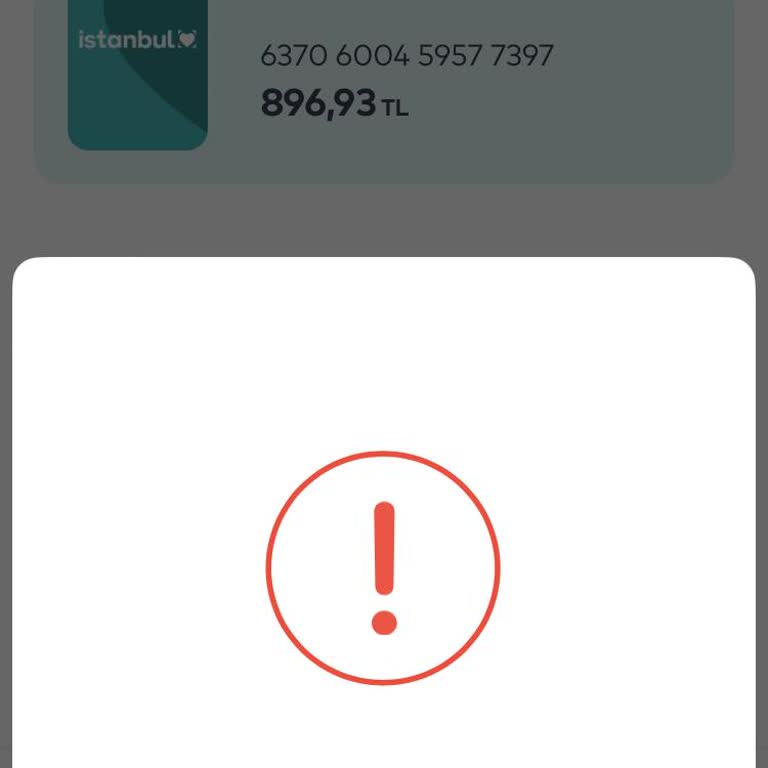 İstanbulkart Uygulamasında Para Aktarma Ve NFC Okuma Sorunu