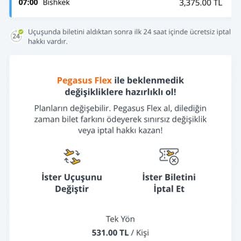 Pegasus'ta Bilet Fiyatlarındaki Ani Artış Ve İade Sorunu