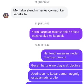 Instagram'dan Alınan Anahtarlık Siparişinde Kargo Ve İletişim Sorunu, Para İadesi Talebi