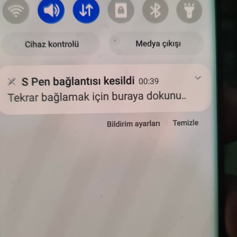 S Pen Bağlantı Sorunu Çözülmüyor, Yardım Bekliyorum