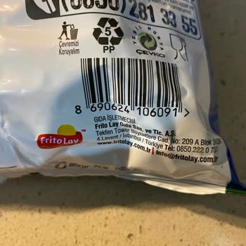 Ruffles Cips Paketinden Yanmış Ve Kötü Kokulu Ürün Çıkması