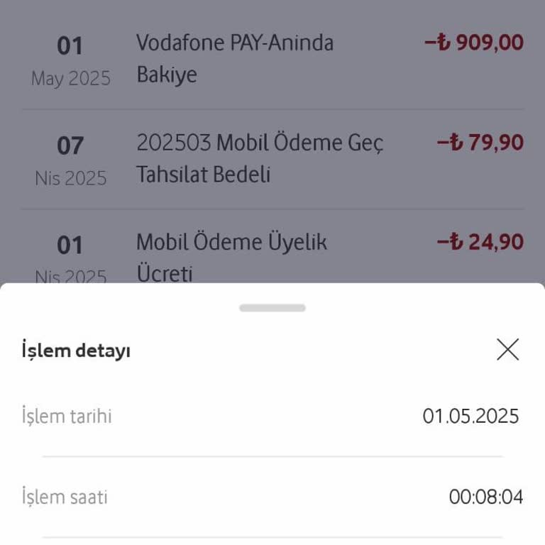 Vodafone Pay'den Çekilen Bakiyenin Hesaba Geçmemesi Ve Yetersiz Müşteri Hizmetleri
