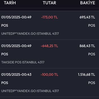 Yandex Go Kullanımında Fazla Ücret Alınması Ve İade Sorunu