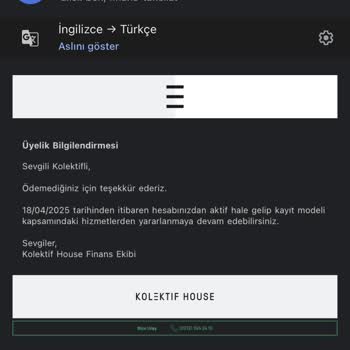 Aldığım Hizmet Olmadan Sürekli Artan Borç Talepleri Ve Yasal Olmayan Ödeme Sistemi