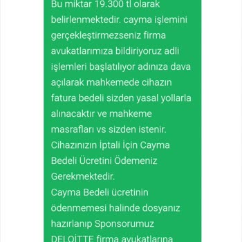 Çekiliş Kazanma Vaadiyle Ekstra Ücret Talepleriyle Karşılaştım