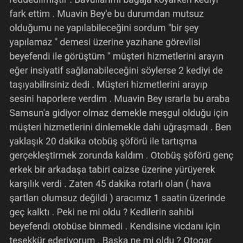 Kamil Koç Otobüsünde Hayvanlara Ve Yolculara Uygunsuz Muamele