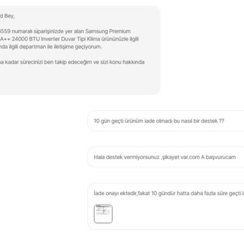 İade Edilen Ürünün Ücreti 15 Gündür Yatırılmadı, Destek Alınamıyor