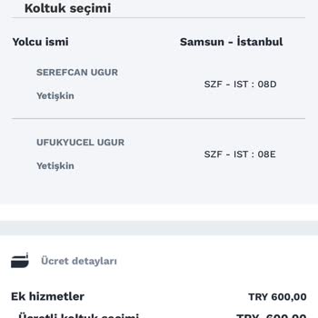 Sağlık Nedeniyle Aldığım Ön Sıra Koltuğum Değiştirildi