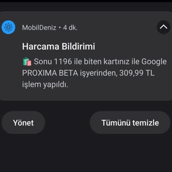 Haberim Olmadan Hesabımdan 309 TL Çekildi Paramı Geri İstiyorum