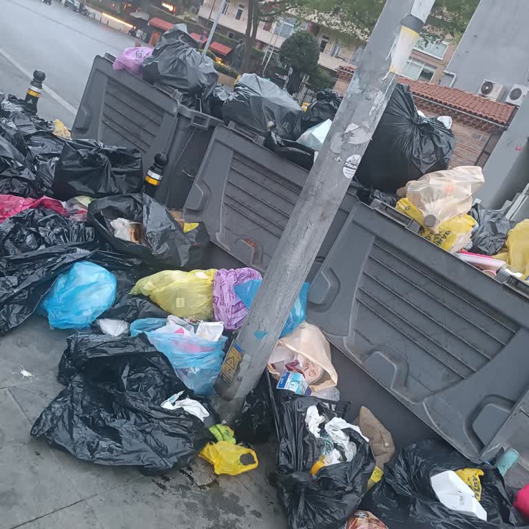 Resmi Tatillerde Çöp Toplama Hizmeti Eksikliği