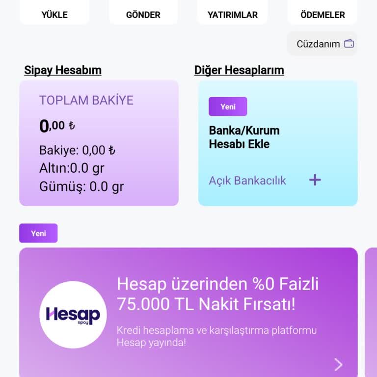 Kullanmadığım Sipay Hesabımın Kapatılmasını Talep Ediyorum