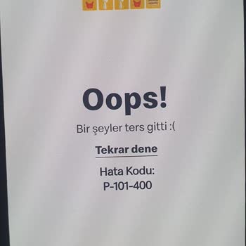 Kazandığım Hediye Uygulama Hatası Nedeniyle Tanımlanmadı