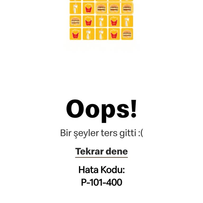 McDonald's Burger Crash Oyununda Kazandığım Dondurma Ödülü Teslim Edilmedi