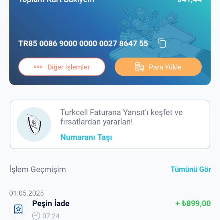 Paycell Kart İadesinin Gecikmesi Hakkında Yaşanan Sorun