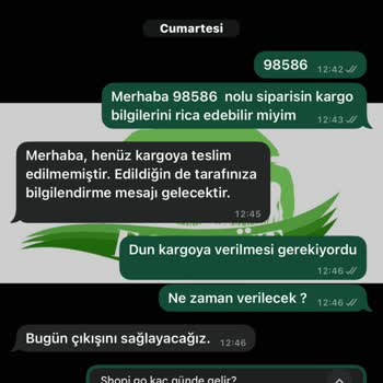 Siparişim Gönderilmedi, Müşteri Yanıltılıyor Ve Cevaplar Yetersiz