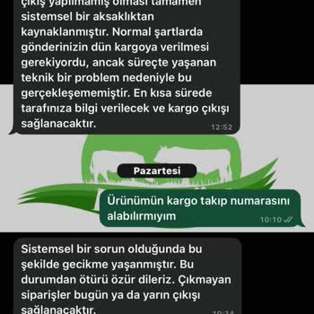 Siparişim Gönderilmedi, Müşteri Yanıltılıyor Ve Cevaplar Yetersiz