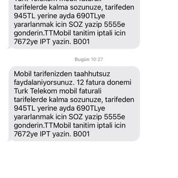 Faturalı Paket Geçişinde Yanlış Fatura Ve Destek Sorunu