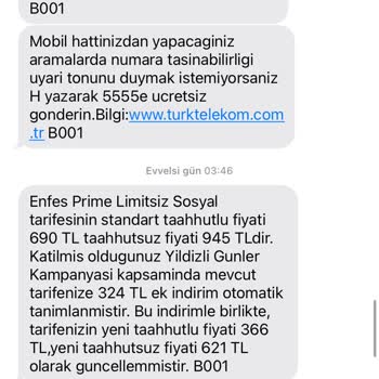 Faturalı Paket Geçişinde Yanlış Fatura Ve Destek Sorunu