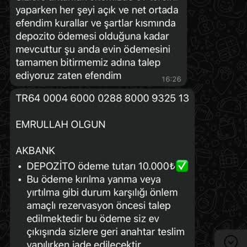 Bungalov Rezervasyonunda Gizli 10 Bin TL Ek Ödeme Talebi