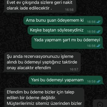 Bungalov Rezervasyonunda Gizli 10 Bin TL Ek Ödeme Talebi