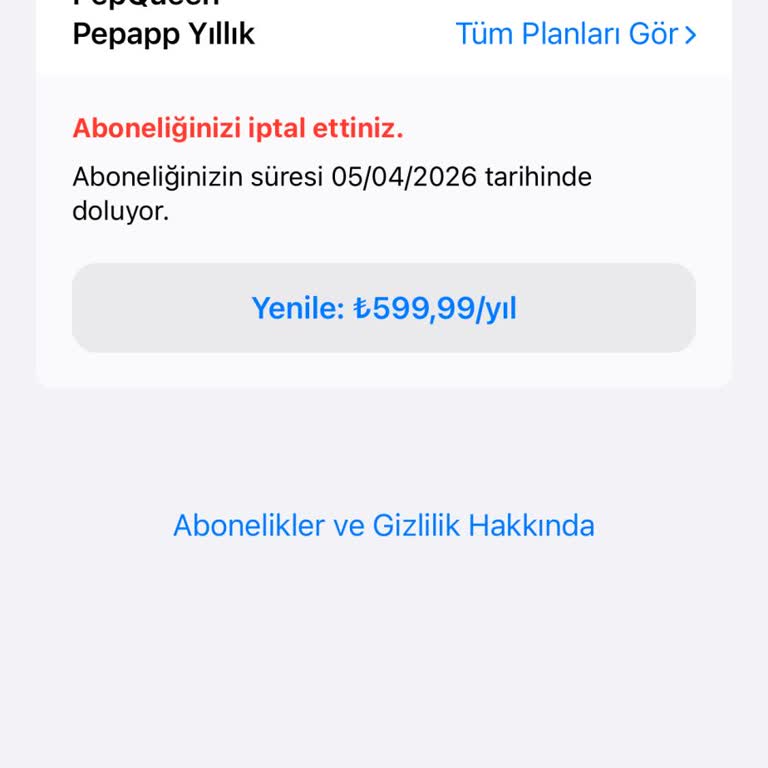 Pepapp Uygulamasında Bilgim Dışında Abonelik Ve Para Çekimi
