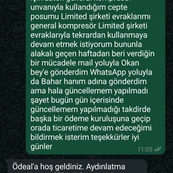 Bilgi Güncelleme Talebim 15 Gündür Çözülmüyor