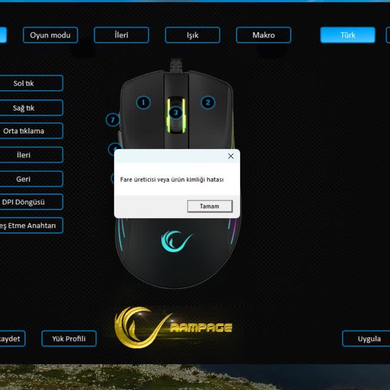 Vatan'dan Alınan Rampage Mouse'ta Kimlik Hatası Sorunu