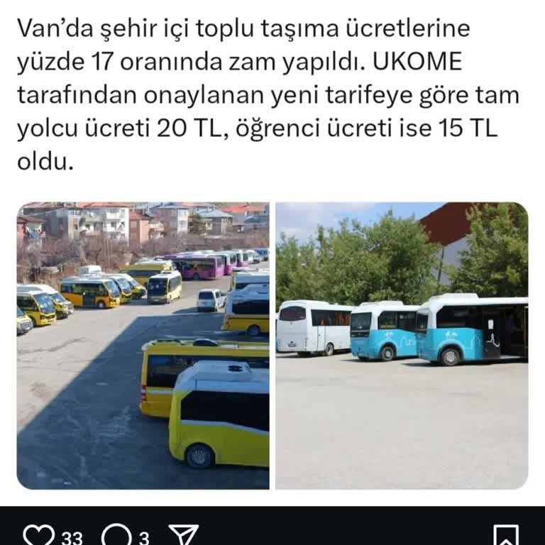 Dolmuş Ücretlerine Yapılan Zam Ve Yetersiz Hizmetten Şikayetçiyim