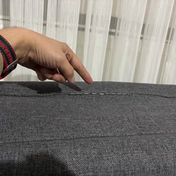 Aldığım Oturma Grubunda Sünger Ve Kumaş Sorunu, İlgisizlik