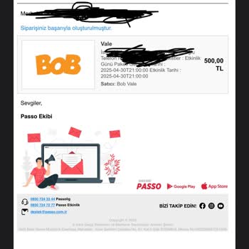 Vale Hizmeti İçin İkinci Kez Ücret Alındı