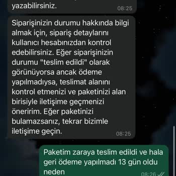 İade Sürecinde Eksik Ürün Ve Ücret İadesi Sorunu, Müşteri Hizmetlerine Ulaşılamıyor