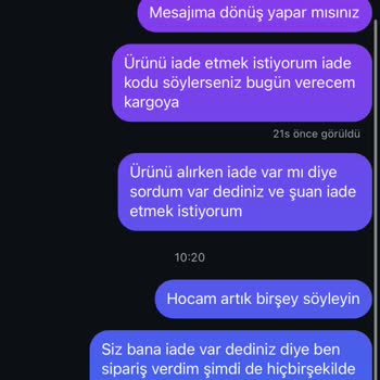Aldığım Pantolonu İade Edemiyorum, İletişim Kurulamıyor