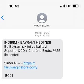 Numaramın Faruk Sağın SMS Listesinden Çıkarılmasını İstiyorum