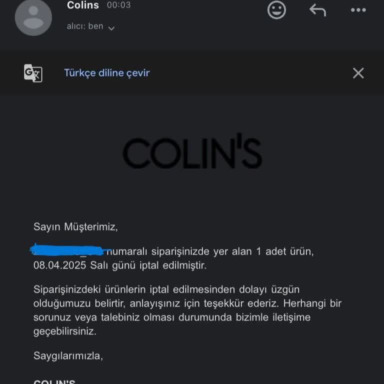 İptal Edilen Siparişin Ücreti İade Edilmiyor, Muhasebe Dönüş Yapmıyor