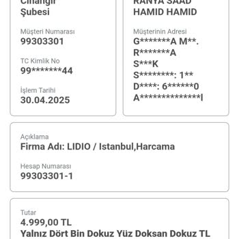 Hesabımdan İzinsiz Yüksek Tutarlı İşlemler Yapıldı
