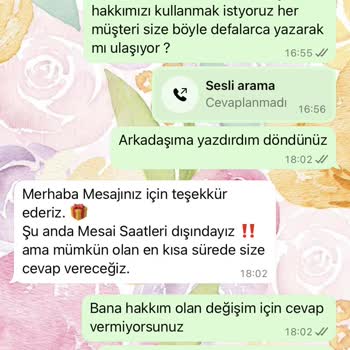 Sipariş Sonrası Kötü Ürün Ve Yetersiz Müşteri Hizmeti Deneyimi