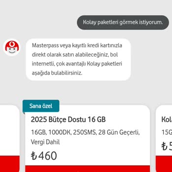 Vodafone Uygulamasında Sana Özel Paket Yanıltmacası Ve Yükleme Sorunu