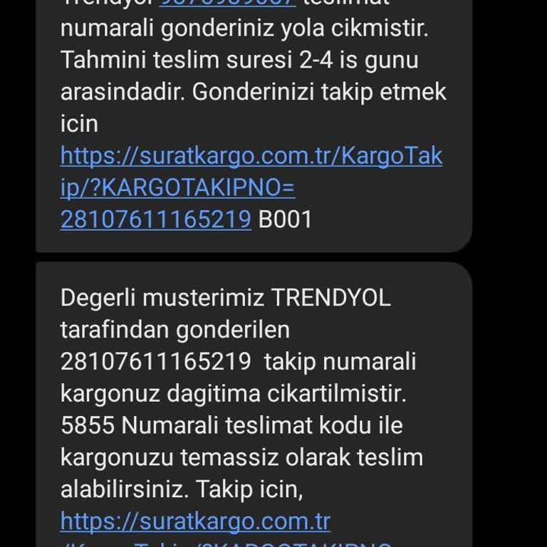 Sürat Kargo Avcılar Denizköşkler Şubesi Kargomu Teslim Etmiyor Ve Ters Davranıyor