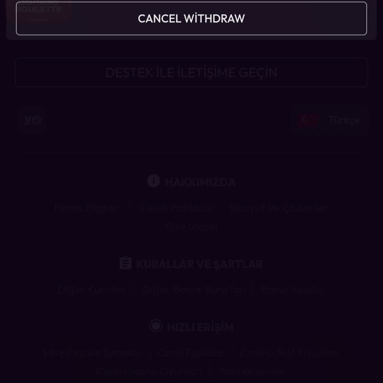 Casinotürk Çekim Talebime Yanıt ve Ödeme Bekliyorum