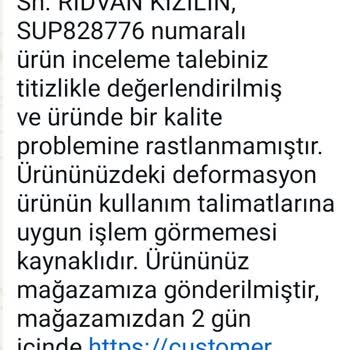 4 Saatlik Kullanımda Ayakkabıdan Ses Gelmesi Ve Değişim Reddi