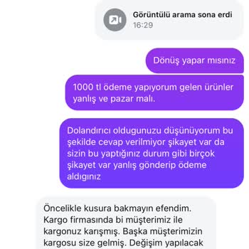 Yanlış Ve Sahte Ürün, İade Talebime Cevap Yok, Paramı Geri İstiyorum