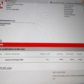Adobe Öğrenci Paketinde Bilgim Dışında Ekstra Ücret Alındı