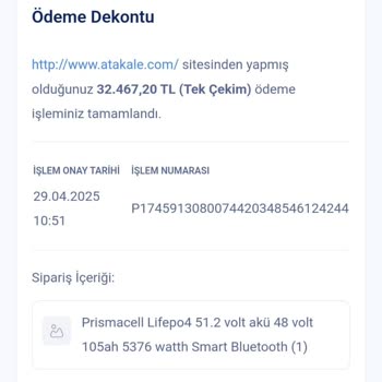 Atakale Elektrik’ten Ürün Teslimatı Ve İletişim Sorunu