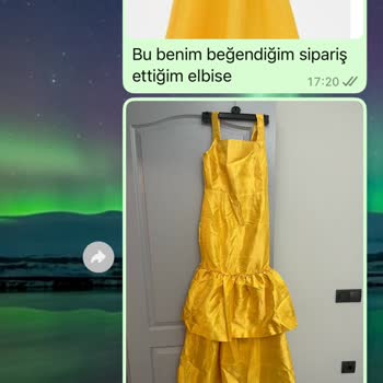 Aldığım Elbise Görselden Farklı Ve İade Kabul Edilmiyor