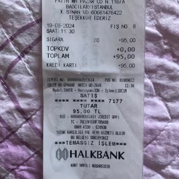 Hazine Ve Maliye Bakanlığı Marketin Gıda Alışverişlerinde Yanlış Fiş Kesmesi Hakkında Şikayet